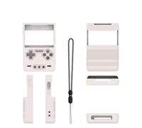 Genérico Funda para Trimui Brick, Funda Protectora de Silicona para Consola de Juegos, protección contra caídas y arañazos Cubierta de Color sólido (Blanco)