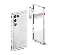 Genérico Funda Protectora de Aluminio para Nubia Redmagic 11 Air con Estructura metálica y disipación del Calor(Plata)