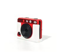 Genérico Funda Protectora de Cuero cámara para Sofort 2 Funda Protectora Ajustada con asa Suave Accesorios para semirrígida (Blanco)