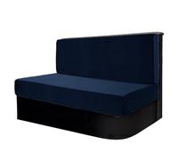Genérico Funda Protectora de RV Dinette Fundas De Cojín Terciopelo para sofá de Dos plazas,Funda de Asiento de Caravana sofá, Autocaravana Marina de Guerra
