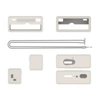 Genérico Funda Protectora de Silicona la cámara Digital para Kodak Charmera con Llavero: protección contra arañazos y Golpes; Funda de Goma de Silicona Blanda con cordón (Gris)