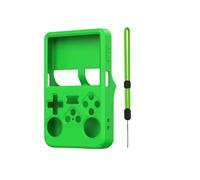 Genérico Funda Protectora de Silicona para ANBERNIC R36S Consola de Juegos de Mano, Suave Funda Protectora a Prueba de Golpes Anti-arañazos Funda Protectora Accesorios de Juegos (Verde)