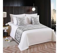 Genérico Funda Protectora Decorativa For Camino De Cama: Protege Camas, Sofás Y Sillones. Solución Práctica contra Manchas, Polvo Pelos Mascotas. Mejora El Estilo del Hogar(V,50 * 260cm)