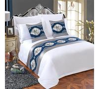 Genérico Funda Protectora Decorativa For Camino De Cama: Protege Camas, Sofás Y Sillones. Solución Práctica contra Manchas, Desgaste Polvo. Mejora La Decoración del Hogar Sin Esfuerzo(R,50 * 210cm)