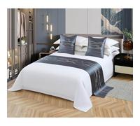 Genérico Funda Protectora Elegante For Camino De Cama Protege Camas, Sillones Y Sofás. Solución Decorativa contra Manchas Polvo. Mejora El Estilo La Sala Estar Dormitorio(K,50 * 260cm)