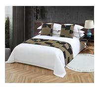 Genérico Funda Protectora Elegante For Camino De Cama Protege Camas, Sillones Y Sofás. Solución Decorativa contra Manchas Polvo. Mejora El Estilo La Sala Estar Dormitorio(B,50 * 210cm)