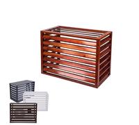 Genérico Funda Protectora Exterior Impermeable para Aire Acondicionado con Bomba de Calor, 110x80x60cm - Diseño de Rejilla Inclinada a 45° para un Flujo de Aire y disipación de Calor óptimos - Protec