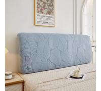 Genérico Funda Protectora tapizada Vintage elástica Fundas Cabeceros Estilo Europeo a Prueba de Polvo con patrón Retro en Relieve Cabecero Cama 180 Hoja - Azul 170-189CM/(67''-74'')