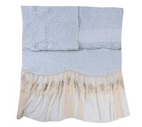 Genérico Funda TV Exterior Antipolvo Bordado De TV Del Nuevo Cordón Protector Contra El Polvo En La Pared A Prueba Humedad Cubierta Paño Cobertura Total Decoración Hogar(Green)