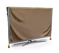 Genérico Funda TV Exterior Antipolvo TV CUBIERTA PURE A prueba de intemperie a Proteger plasma Televisión Tabla Corredor Tapeta Cojín cojín(Brown,60 inch)