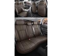 Genérico Fundas Asientos Coche Universales para Kia para Sportage para Stonic para Picanto para Cerato para Sorento K5 Fundas Personalizadas para Asientos Coche(Full Set-Coffee)