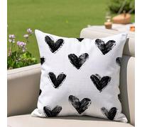 Genérico Fundas Cojines 30x30 cm Beige Cojines Sofa Juego De 1 Exterior Impermeable Funda Cojin Amar Lino Cushion Covers con Cremallera Invisible, Modernas Decorativos Jardin Terraza Patio Silla 2h-2