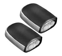 Genérico Fundas Manillar Moto - Manguitos Impermeables y Cortavientos | térmicas invernales Reflectantes con Forro Polar, para Scooter, Moto de Nieve, Bicicleta eléctrica y climatología fría