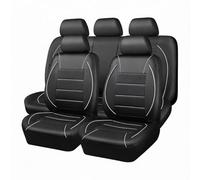 Genérico Fundas para Asientos de Coche para Ford Ranger Raptor 2019-2020, Juego Completo de Fundas de Cuero Sintético PU para Asientos Delanteros y Traseros, Compatible con Airbag