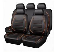 Genérico Fundas para Asientos de Coche para Ford Ranger Raptor 2019-2020, Juego Completo de Fundas de Cuero Sintético PU para Asientos Delanteros y Traseros, Compatible con Airbag