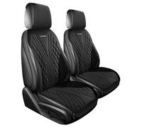 Genérico Fundas para Asientos de Coche para New C3 2024,Protectores de Cuero Seguros para Airbags - Diseño Semi-Cobertura, Universal para Coches, SUV, Camiones