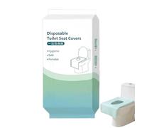 Generico Fundas para asientos de inodoro - 10 piezas de repuesto 40 x 60 cm, hojas para cubrir el inodoro - para viajes, servicios de higiene públicos, avión, viaje, camping, adultos y niños