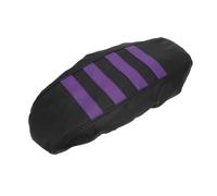 Genérico Fundas para Asientos de Motocicleta Funda de Asiento para Suave a Rayas Light Bee SX, Fundas Antideslizantes PVC, cojín para Moto para Cross eléctrica(Morado)