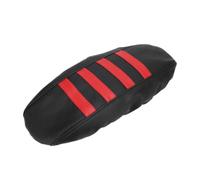 Genérico Fundas para Asientos de Motocicleta Funda de Asiento para Suave a Rayas Light Bee SX, Fundas Antideslizantes PVC, cojín para Moto para Cross eléctrica(Rojo)