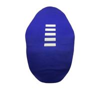 Genérico Fundas para Asientos de Motocicleta para Funda de Asiento Acanalado para Suave para Toda la Suciedad Todoterreno para Motocicleta MX para Cross para Enduro(Blue with White)