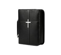 Genérico Fundas para s | Organizador De Cuero PU con Asa | transportadora de | Estudio Y Oración Diaria, Uso Religioso Católico Cristiano, Mujeres Y Hombres Adultos