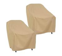 Genérico Fundas para Sillas De Jardín - Funda Impermeable para Muebles De Jardín | Juego De 2 Unidades Protector Muebles para Sol Todas Las Estaciones Casa De Playa Hotel Balcón Urbano