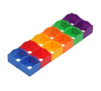 Genérico Fundas para Tiza De, Paquete De 12 Estuches para Tizas De Piscina, para Taco De Bolsillo Profesional, para Cubos De Tiza Cuadrados Estándar | Duradera De Tizas De