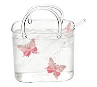 Genérico Funky Handbag Drinking Glass - Clear Glass Purse Shaped Cup