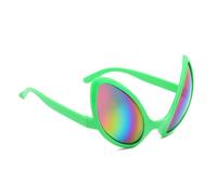 Generico Funny Alien Glasses with Rainbow Lens, Party & Holiday Costume Sunglasses, Halloween Props, Festival Accessories, Cosplay & Fun Dress-Up Supplies