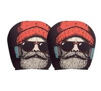 Generico Funny Car Headrest Covers, Auto Front Seat Headrest Cover, 2 Pieces Auto Interior Decorations For Car Owners SUVs RVs Drivers Travel Enthusiasts Daily Commuting Road Trips Family Rides