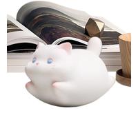 Genérico Funny Cat Desk Figurines, Interactive Animal Toys, Table Figurines with Playful Feature, Abs Cat Figure Decorative, Desk Accessory with Cute Style, Office Decor for Table Shelf