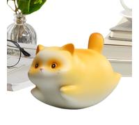 Genérico Funny Cat Desk Figurines, Interactive Animal Toys, Table Figurines with Playful Feature, Abs Cat Figure Decorative, Desk Accessory with Cute Style, Office Decor for Table Shelf