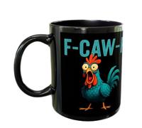 Generico Funny Chicken Coffee Mugs | 12oz Drinkware Rooster Ceramic Mugs | Novelty Cup | for Coffee Tea Hot Cocoa Milk Cold Drinks Coworkers Women Men Chicken Lovers Favors Home Office