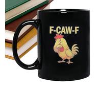 Generico Funny Chicken Coffee Mugs | Humor Rooster Ceramic Coffee Drinkware, Creative Milk Cup - For Tea Milk Juice Ice Water Hot Cold Drinks Family Friends Chicken Lovers Home Farmhouse Office