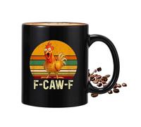 Generico Funny Chicken - Copa de bebidas cómicas, peculiar de café | Obras de arte 'humor matutino, diseño resistente al calor de cerámica, mango ligero para oficina, dormir