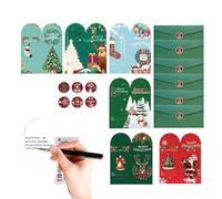Genérico Funny Christmas Cards | 6 Pieces Holiday Assorted Designs Card Greeting With Envelopes For Women Boys Girls Grandma Home Office School Stocking Stuffers New Year