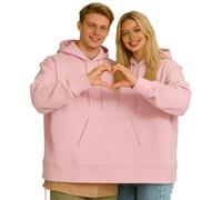 Genérico Funny Couple Hooded Sweatshirt,Two Person Intimate Matching Hoodie,Couples Hooded Intimate Pullover for Lovers Friends