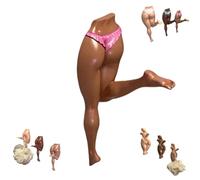 Genérico Funny Human Body Wall Hook, 5 Inches Cheeky Sculpture Bathroom Entryway Towel and Key Holder, Bold Playful Home Decor Housewarming Gag Gift for Humorous Friends