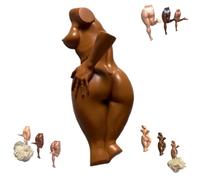 Genérico Funny Human Body Wall Hook, 5 Inches Cheeky Sculpture Bathroom Entryway Towel and Key Holder, Bold Playful Home Decor Housewarming Gag Gift for Humorous Friends