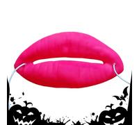Genérico Funny Lips Props - Giant Red Lips Prop | Sausage Mouth Prank Costume | Prank Mouth Toys | Birthday Event Themes Celebration Activities For Women Kids Youth Family Friend Wedding Dance