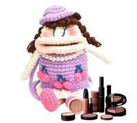 Genérico Funny Phone Holder Bag - 12 Inch Sling Pouch Knitted | Knitted Sausage Mouth Bag - Practical And Stylish Phone Holder For Shopping Traveling Dating Camping Parties And Everyday Use