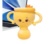 Genérico Funny Plush Trophy Pillow, Soft Cartoon Stuffed Doll, Adorable Accompanying Decorative Home Pillow for Boys Girls Room, Sofa or Bed Display, Kids and Teens, 9.84 Inches