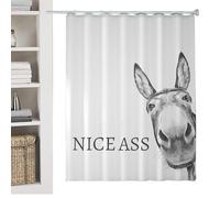 Genérico Funny Shower Curtain - Decorative Bathroom Drape, Hilarious Bath Screen, 12 Hook Waterproof Panel | Bathroom Home Dormitory Apartment Farmhouse Hotel Shower Decor, Humorous Bathing Accessory
