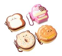 Genérico Funny Sticky Notes | 6x6cm Cute Stationary Sticky Notes Notepad | 4X Easy Carrying Cartoon Desk Decor Memo Pads, Upgrade Daily Productivity, School Supplies, Office Desk Accessories