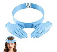 Genérico Funny Sun Hat - Hands Free Palm Brim Hat, Unisex Prank Headband Sun Hats for Men Women | Palm Shaped Brim Outdoor Hats for Fishing Golf Hiking Beach Vacation Gardening Work