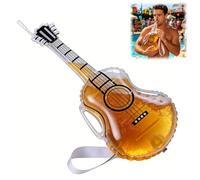 Genérico Funny Violin-Shaped Beer Bottle,Unique Guitar Shaped Beer Bottle with Straw and Strap,Large Capacity Transparent Beercup for Music Festivals,Rock Party,Beach Vacations,Holiday Gathering