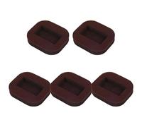 Genérico Furniture Caster Cups - Felt 70x80x15mm | Scratch Protector For Hardwood Ceramic Tile | Noise Reducing Wheel Cups For Sofa Legs and Tables Hardwood Floors Prevents Scratches