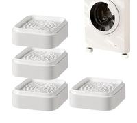 Genérico Furniture Risers | 4 Pieces Nonslip Bottom Stackable Bed Lifter Versatile Bedd Raising Blocks | Lifts Washing Machine Riser for Refrigerator Desk Table Washer Cabinet