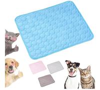 Genérico Furry Basics Dog Cooling Mat, Furrybasics CoolingMat, Pet Ice Silk Self Coolpad, Thickened Anti-Scratch, Indoor Use, Washable for Small Medium Large Dogs and Cats (Blue,XX-Large)