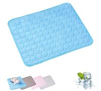 Genérico Furry Basics Dog Cooling Mat, Furrybasics Coolingmat with Ice-Silk Tech, Self-Cooling & Machine-Washable Pet Pad for Hot Days (Blue,X-Large)